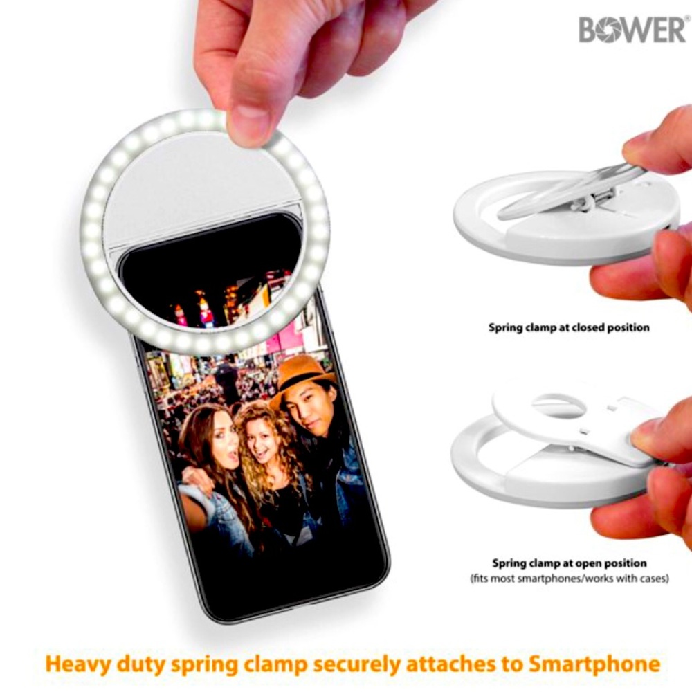 Bower Clip On Ring Light